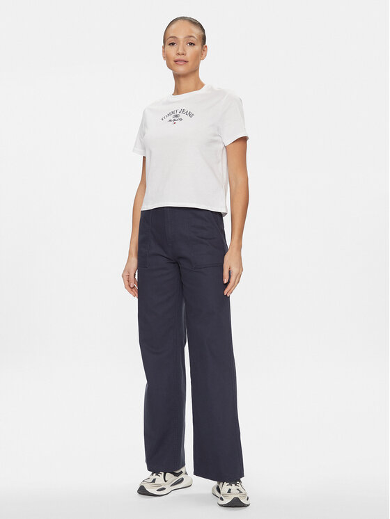 Tommy Jeans Tommy Jeans Farmer Claire DW0DW16163 Sötétkék Wide Leg