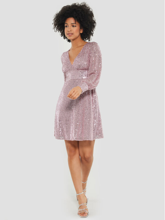 Swing Swing Kokteiļkleita 5AF01500 Rozā Regular Fit