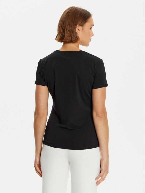 Liu Jo Sport Liu Jo Sport Marškinėliai TF4312 JS088 Juoda Regular Fit