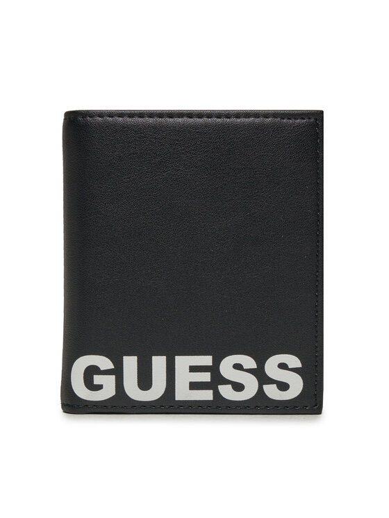 Guess Velika moška denarnica SMMAXL LEA22 Črna