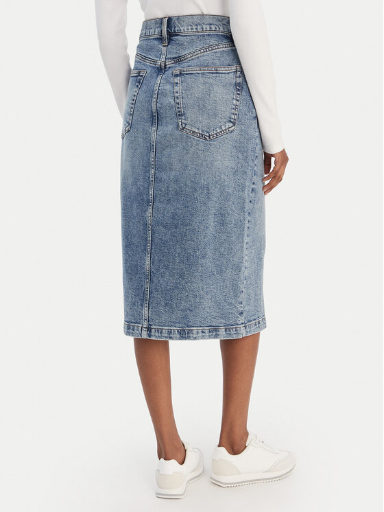 Calvin Klein Jeans Calvin Klein Jeans Farmer szoknya LV047E710G Kék Regular Fit