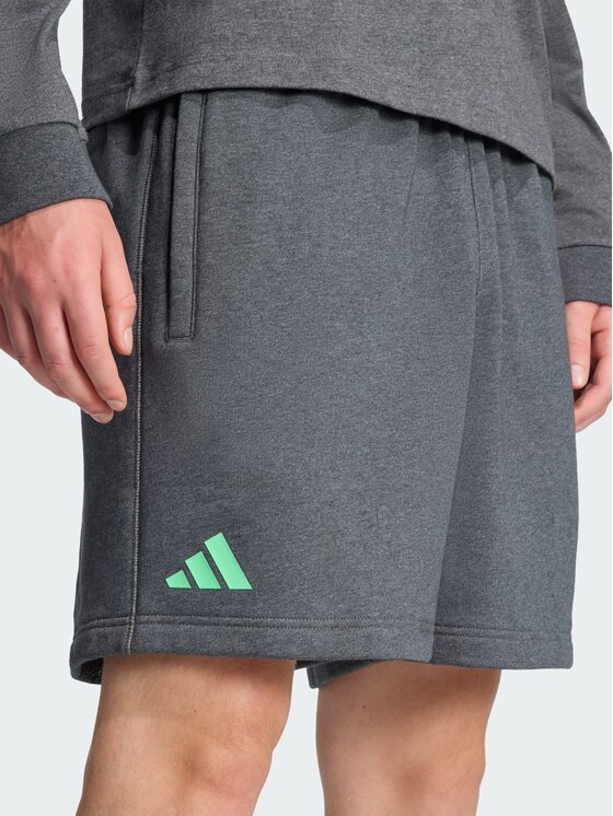 adidas adidas Szorty materiałowe 147251 Szary Loose Fit