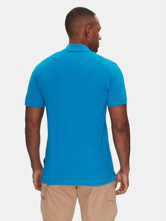 Napapijri Napapijri Polo E-Clanis NP0A4ID3B2W1 Niebieski Regular Fit
