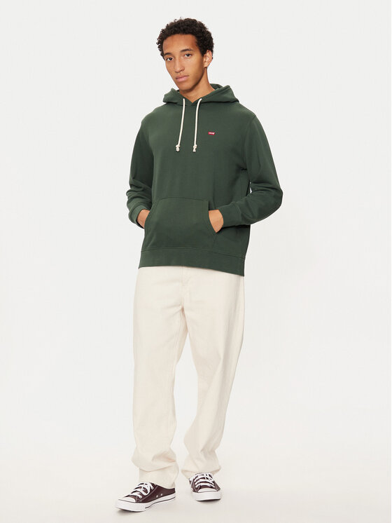 Levi's® Levi's® Majica dugih rukava Original Housemark 34581-0043 Zelena Regular Fit