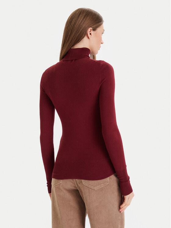 ONLY ONLY Поло Venice 15183772 Бордо Regular Fit