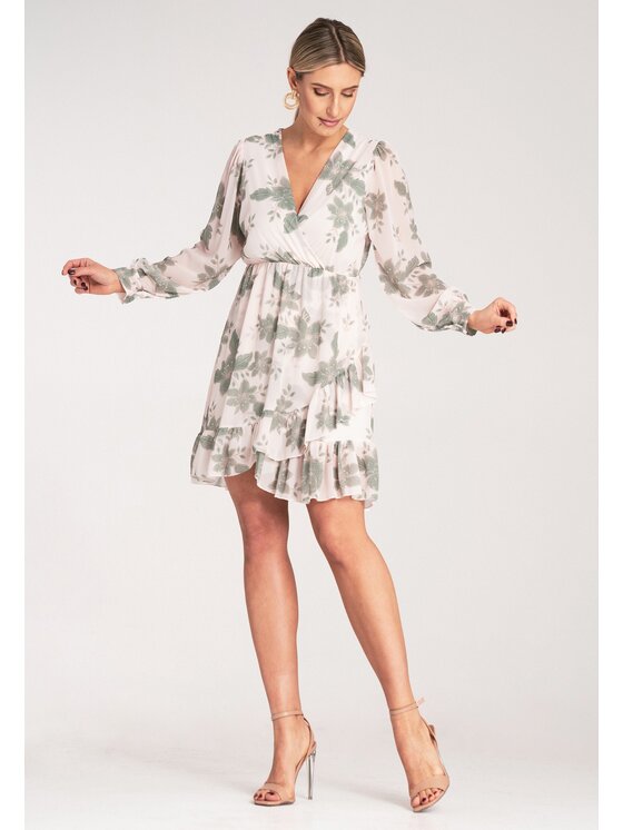 FIGL FIGL Abito da cocktail M1162 Verde Flared Fit