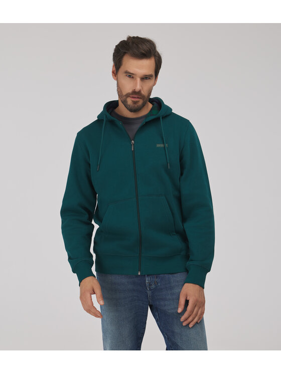 Lee Cooper Lee Cooper Bluza NORMAN Zielony Regular Fit