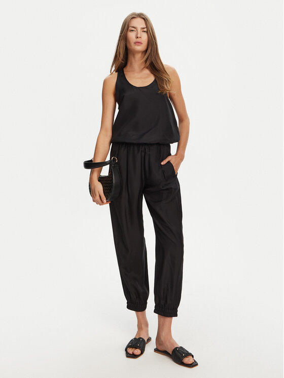 Marella Marella Marškinėliai Meana 2513161045 Juoda Regular Fit