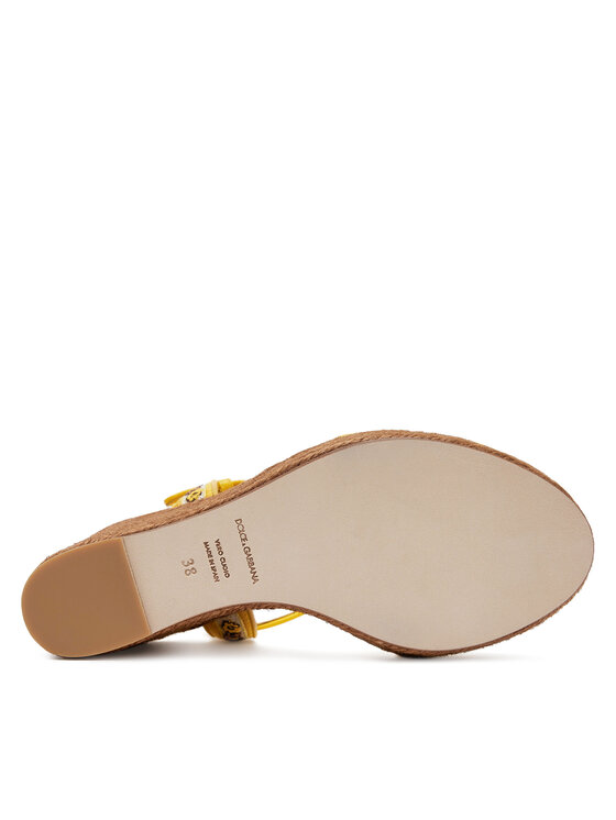 Dolce&Gabbana Dolce&Gabbana Espadrile CZ0318 AV804 Galben