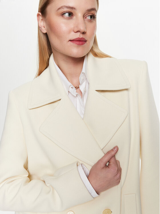 Patrizia Pepe Patrizia Pepe Pārejas mētelis 8O0071/A5J1-W346 Écru Regular Fit