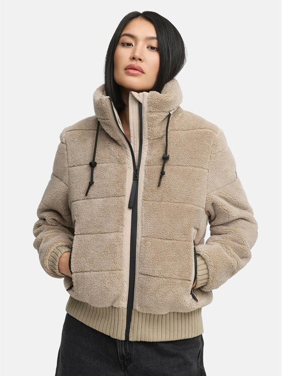 Navahoo Navahoo Kurtka zimowa Schneepuder Szary Regular Fit