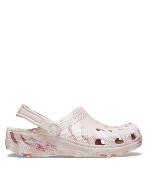 Crocs Iešļūcenes Classic Marbled Clog 206867 Rozā