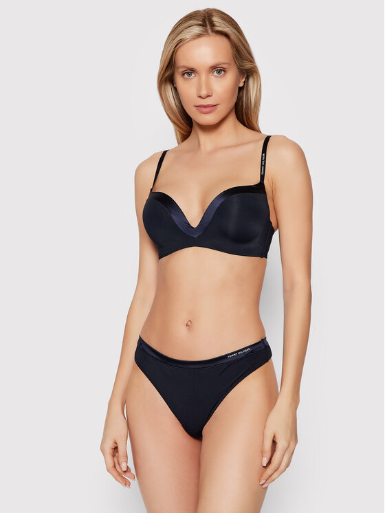 Tommy Hilfiger Tommy Hilfiger Stringi UW0UW03259 Granatowy