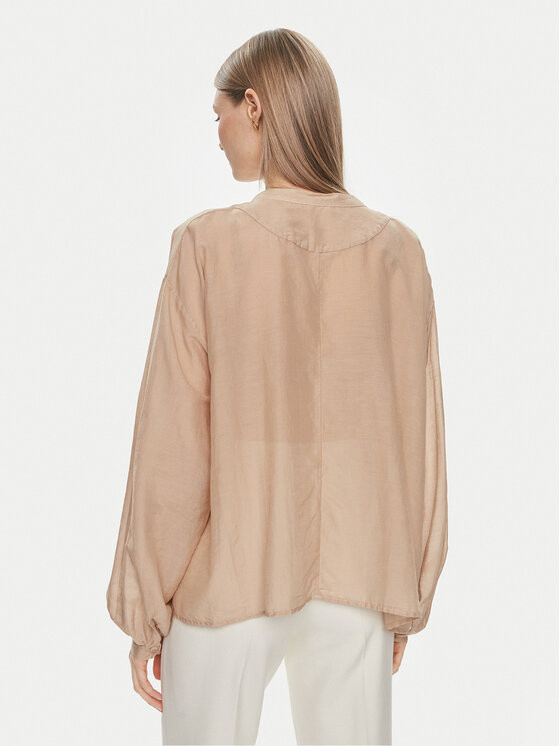 Kontatto Kontatto Bluse B400C Beige Regular Fit