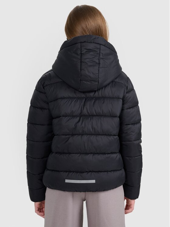 4F 4F Giubbotto piumino 4FJRAW25TDJAU0804-20S Nero Regular Fit