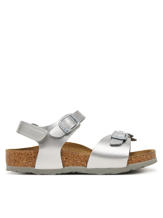 Birkenstock Sandale Rio As Flowers 1031702 S Argintiu