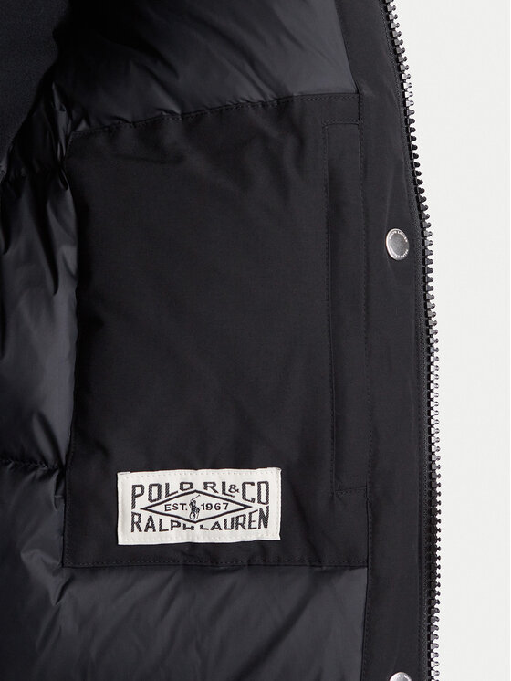 Polo Ralph Lauren Polo Ralph Lauren Pūkinė striukė 211A97137002 Juoda Relaxed Fit