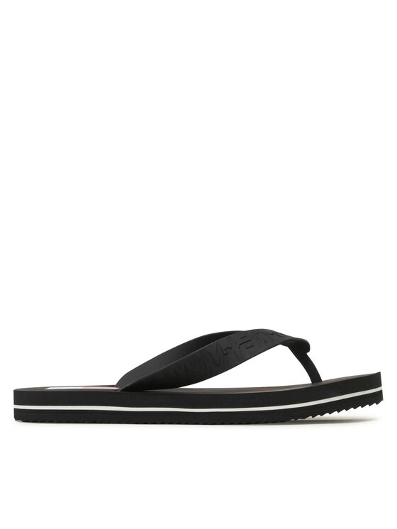 Tommy Jeans Tommy Jeans Σαγιονάρες Tjw Flag Eva Beach Sandal EN0EN02194 Μαύρο