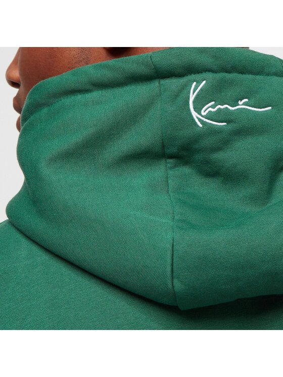 Karl Kani Karl Kani Felpa RETRO PATCH OS HOODIE Verde Regular Fit