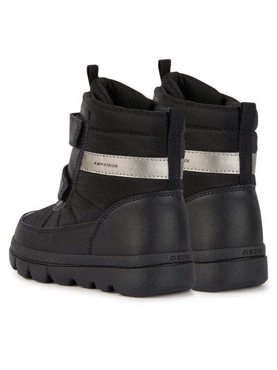 Geox Geox Μπότες Χιονιού J Willaboom Boy B Ab J36LFB 0FU54 C9999 S Μαύρο
