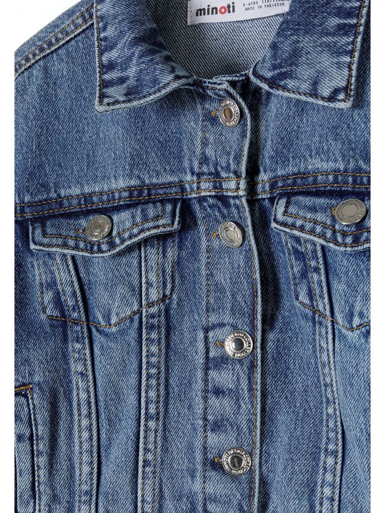 minoti minoti Kurtka jeansowa 22jacket40 Niebieski Oversize