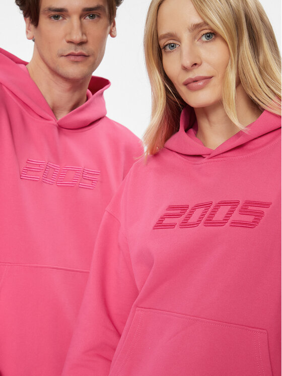 2005 2005 Bluza Unisex 3D Różowy Relaxed Fit