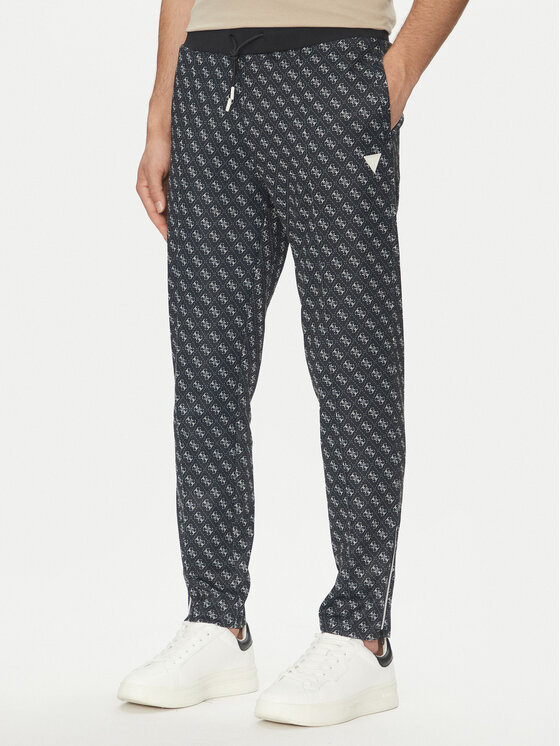 Guess Teplákové nohavice Korbin Z2BB05 FL04Q Čierna Regular Fit