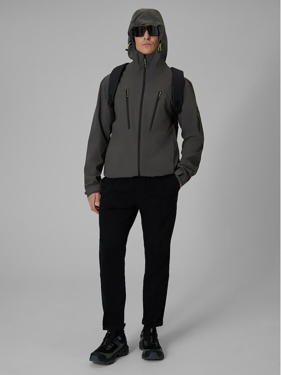 4F 4F Giacca di transizione 4FWSS26TTJAM1122-24S Grigio Regular Fit