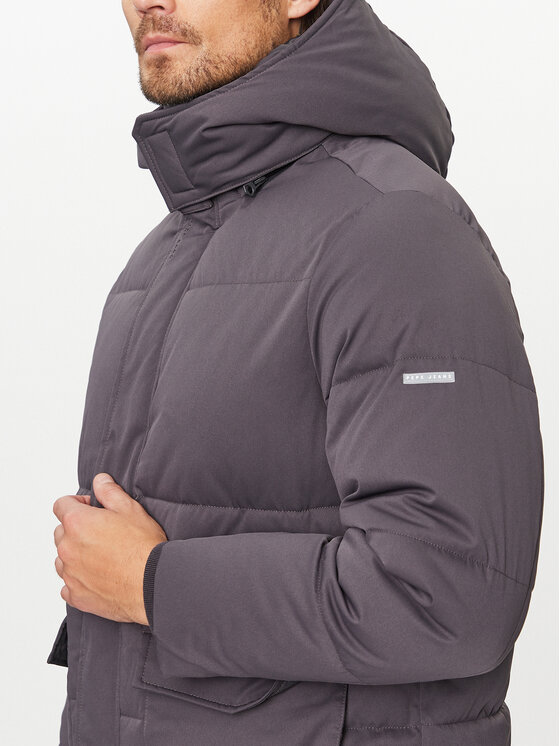 Pepe Jeans Pepe Jeans Kurtka zimowa Biel PM402837 Szary Regular Fit