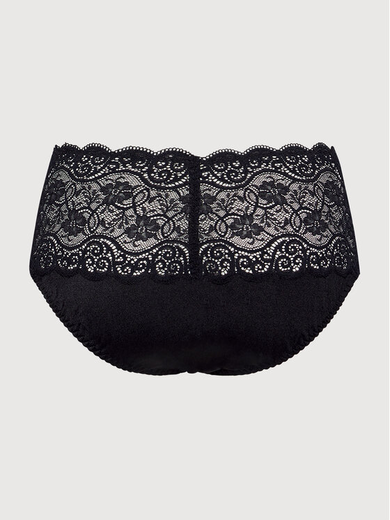 Triumph Triumph Класически бикини с висока талия Amourette 300 Maxi X 10166772 Черен