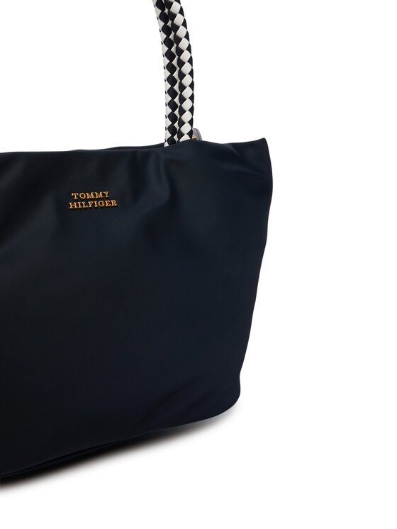 Tommy Hilfiger Tommy Hilfiger Soma Th Marina Bucket Nylon AW0AW18831 Tumši zils