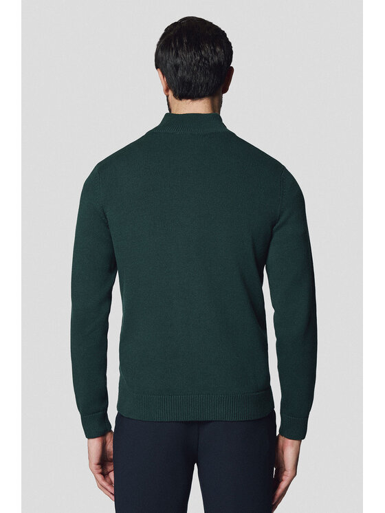 Lancerto Lancerto Sweter Johan SW073224000087 Zielony Regular Fit