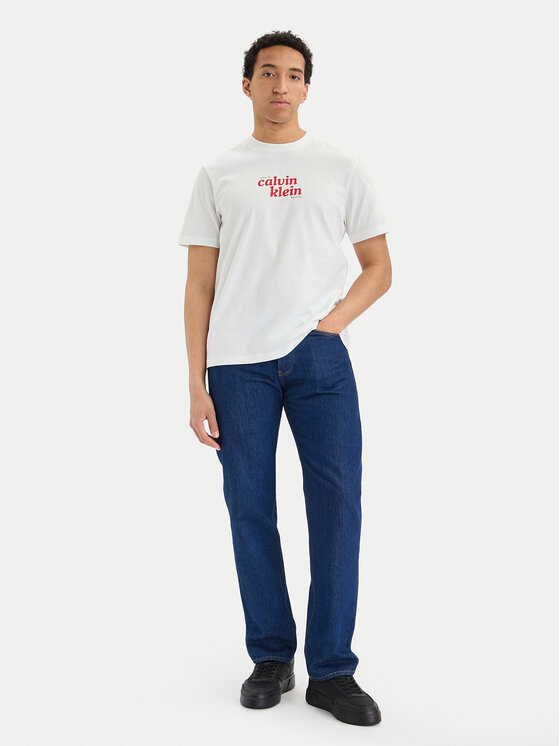 Calvin Klein Jeans Calvin Klein Jeans T-krekls SS 20S  LV04RG815G Balts Regular Fit