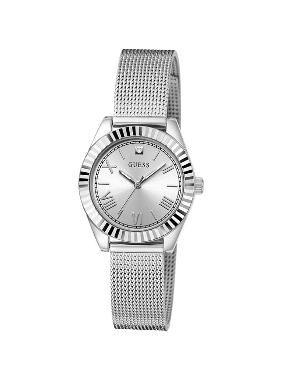 Guess Guess Hodinky GW0842L1 Stříbrná