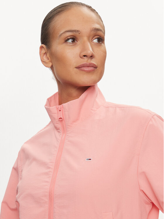 Tommy Jeans Tommy Jeans Neperpučiama striukė Essential DW0DW18139 Rožinė Regular Fit