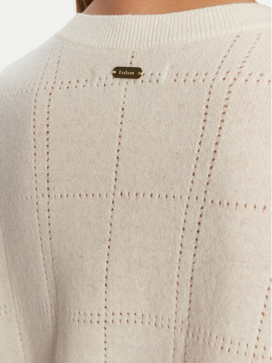 Barbour Barbour Strickjacke Blakely lyLKN1663WH71 Écru