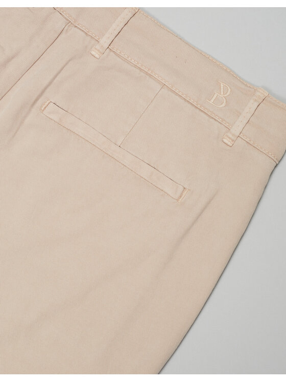 Borgio Borgio Spodnie materiałowe tavigliano Beżowy Slim Fit