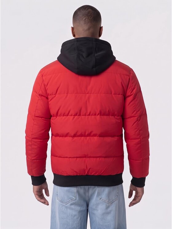 MyStars MyStars Kurtka bomber 133280 Czerwony Regular Fit