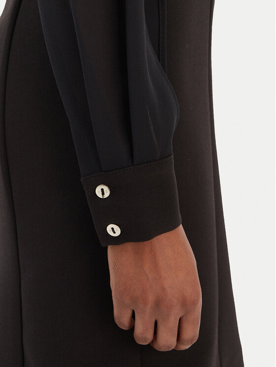 Rinascimento Rinascimento Abito da cocktail CFC0126535003 Nero Slim Fit