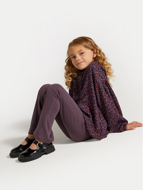 Coccodrillo Coccodrillo Hlače iz tkanine ZC4122602AGK Vijolična Regular Fit