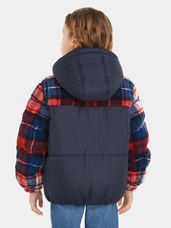 Tommy Hilfiger Tommy Hilfiger Geacă de iarnă KB0KB08568 Bleumarin Regular Fit