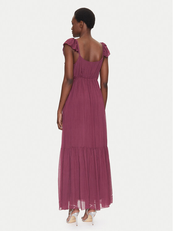 Dixie Dixie Ljetna haljina A207W021A Tamnocrvena Regular Fit