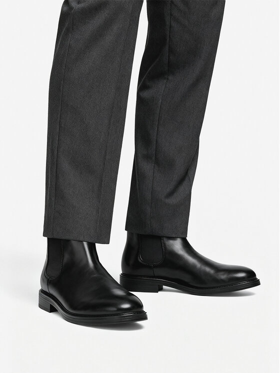 Lanetti Lanetti Klassische Stiefeletten CEO-1853 124AM Schwarz