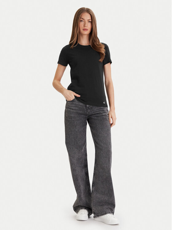 Calvin Klein Underwear Calvin Klein Underwear Póló szett LV00QS7485 Fekete Regular Fit