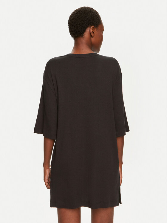 BOSS Boss Camicia da notte Betty 50520250 Nero Relaxed Fit