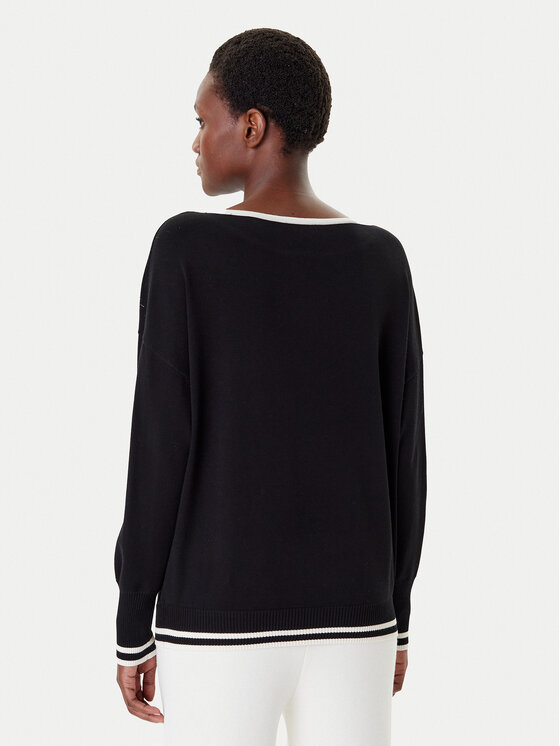 Liu Jo Sport Liu Jo Sport Sweater TF5206 MS63L Fekete Regular Fit
