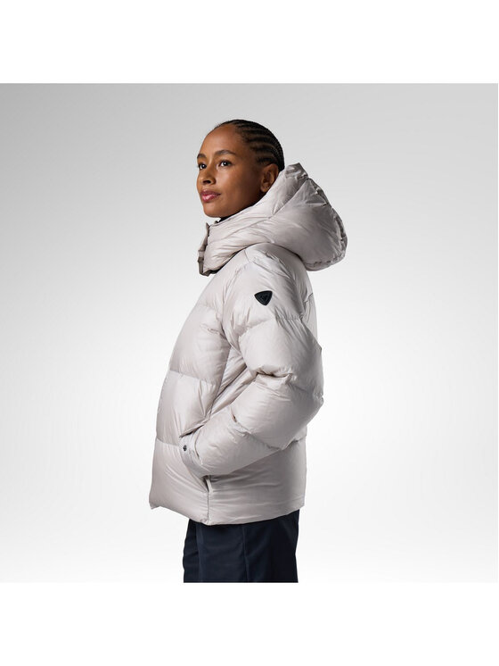 Rossignol Rossignol Kurtka zimowa W Abel Down Hoodie Jacket Srebrny Regular Fit