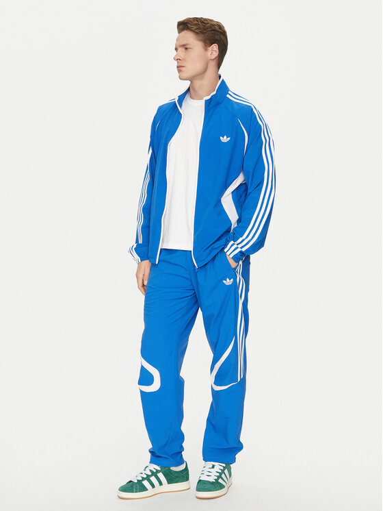 adidas adidas Mikina adicolor Teamgeist JP1117 Modrá Regular Fit