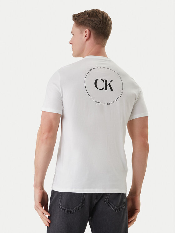 Calvin Klein Jeans Calvin Klein Jeans Tričko LV04RF801G Biela Regular Fit