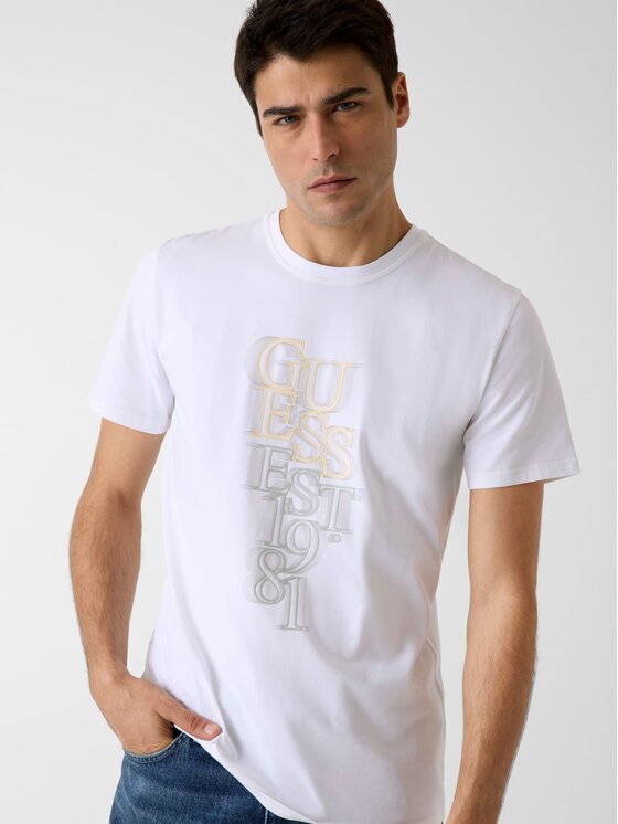 Guess Guess T-Shirt 181102 Biały Classic Fit